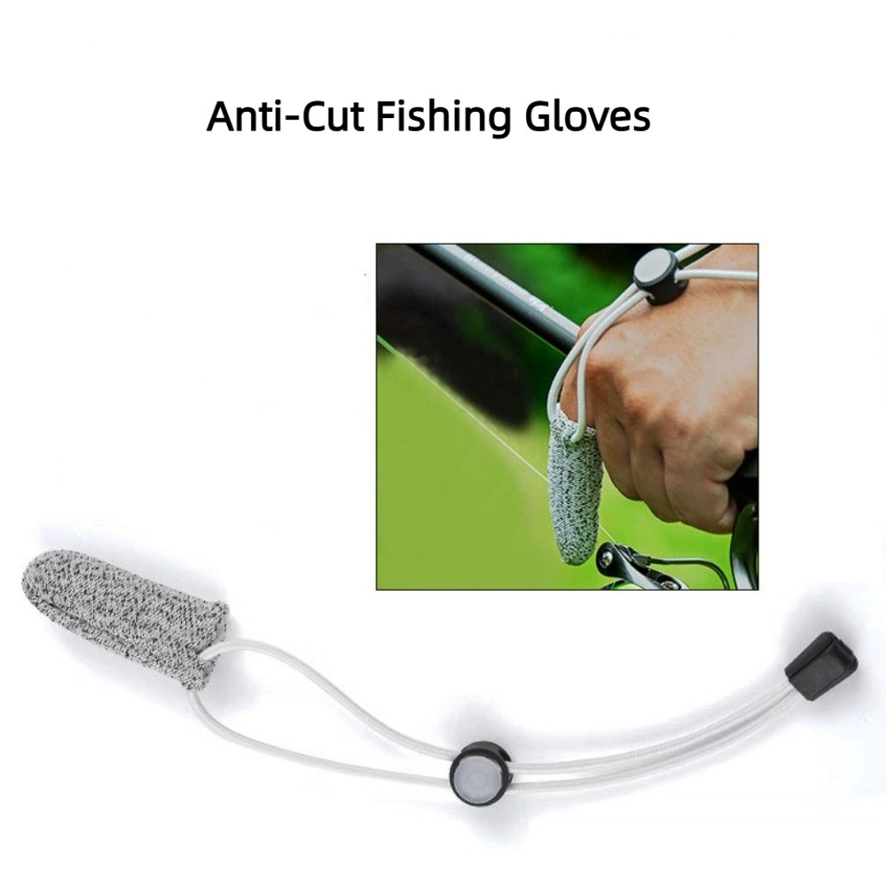 Fishing Gloves - قفازات صيد السمك المضادة للانزلاق بإصبع