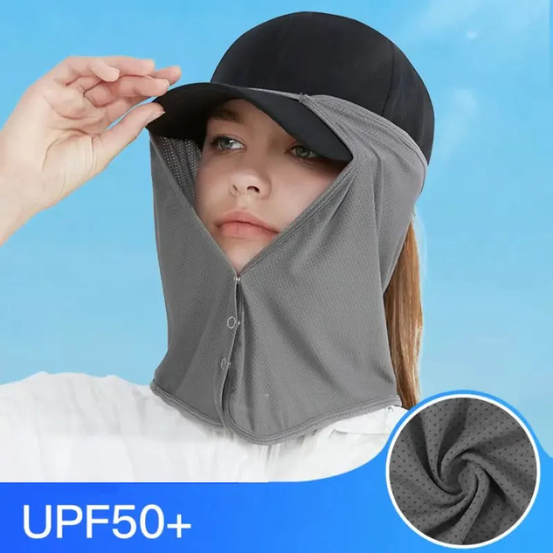 Fishing Mask Sun Protection - التجفيف السريع قبعة الصيد الوجه الرقبة