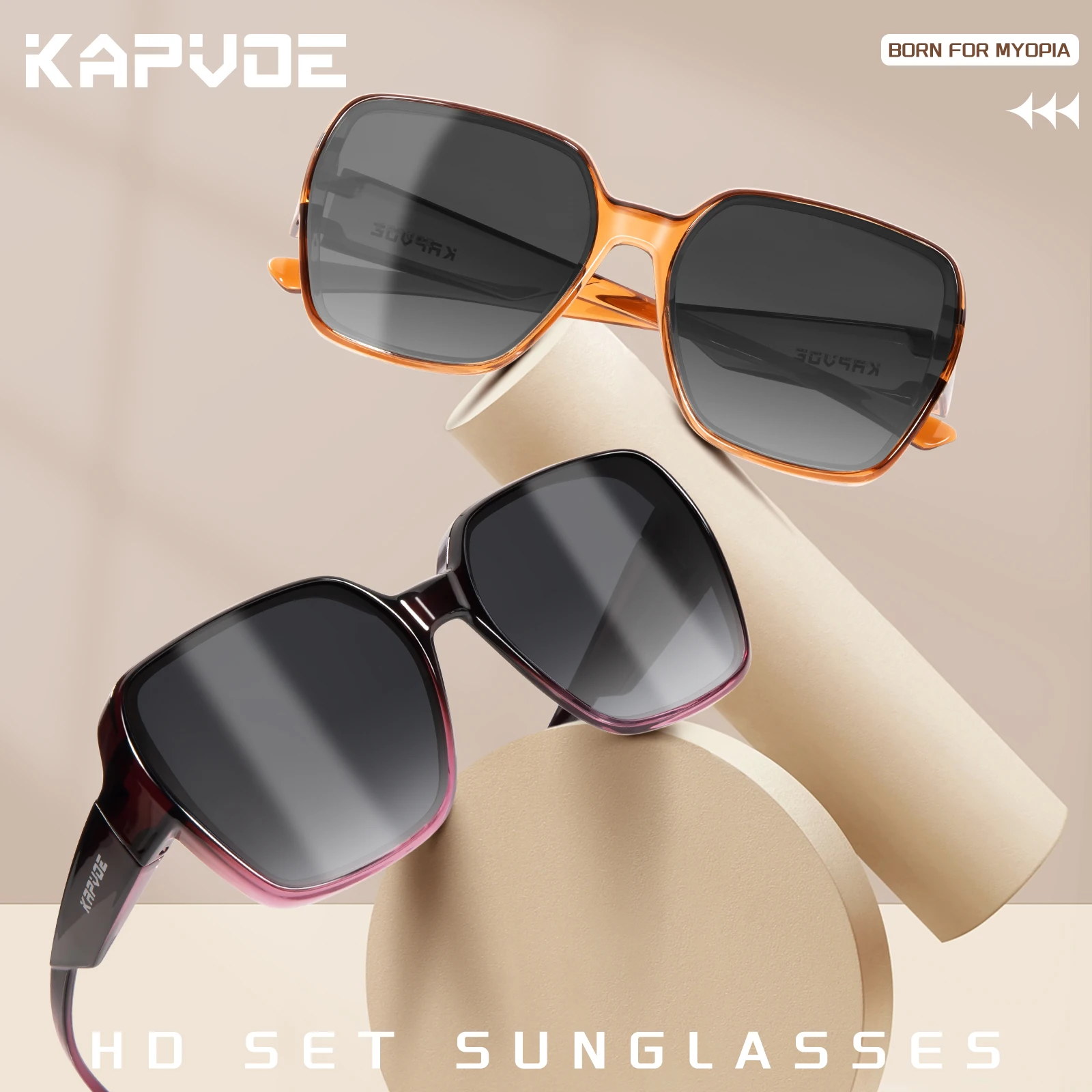 Fishing Sunglasses Polarized - نظارات شمسية كابفو فيتوفر كبيرة الحجم