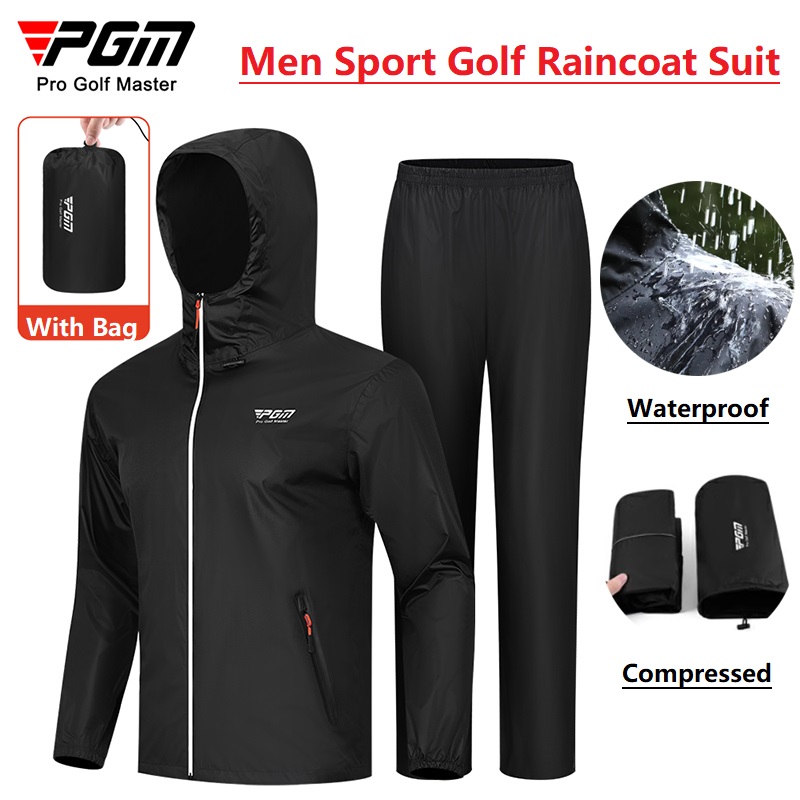 Fishing Rain Suit - Pgm الرجال جولف معطف واق من