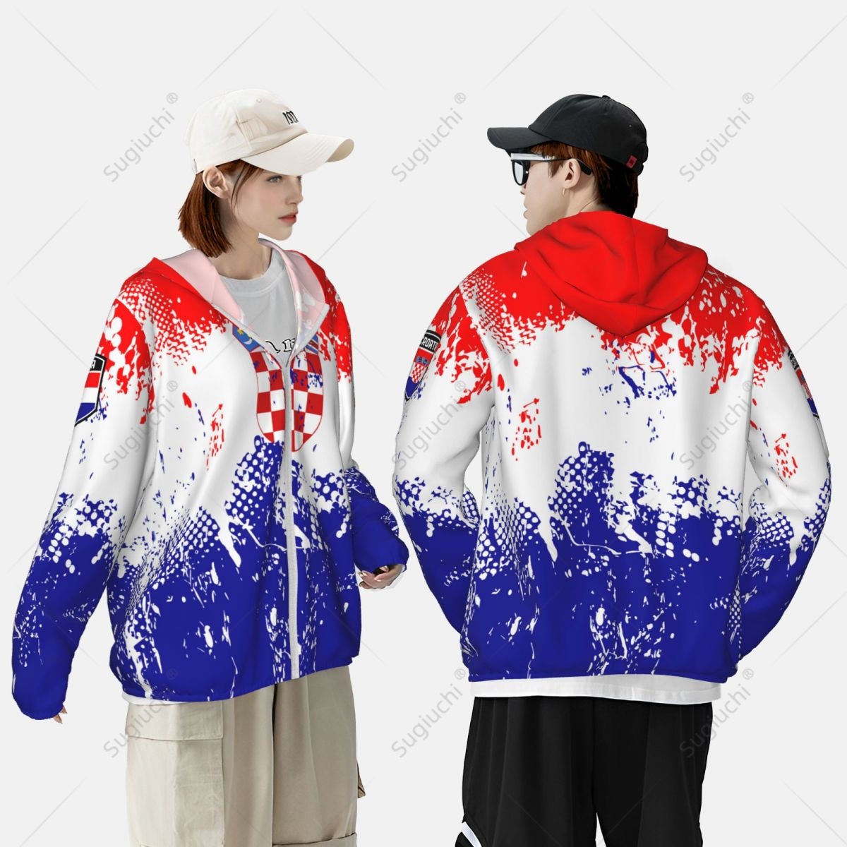 هودي واقي من الشمس بعلم كرواتي - مراجعة Fishing Hoodie وسعره