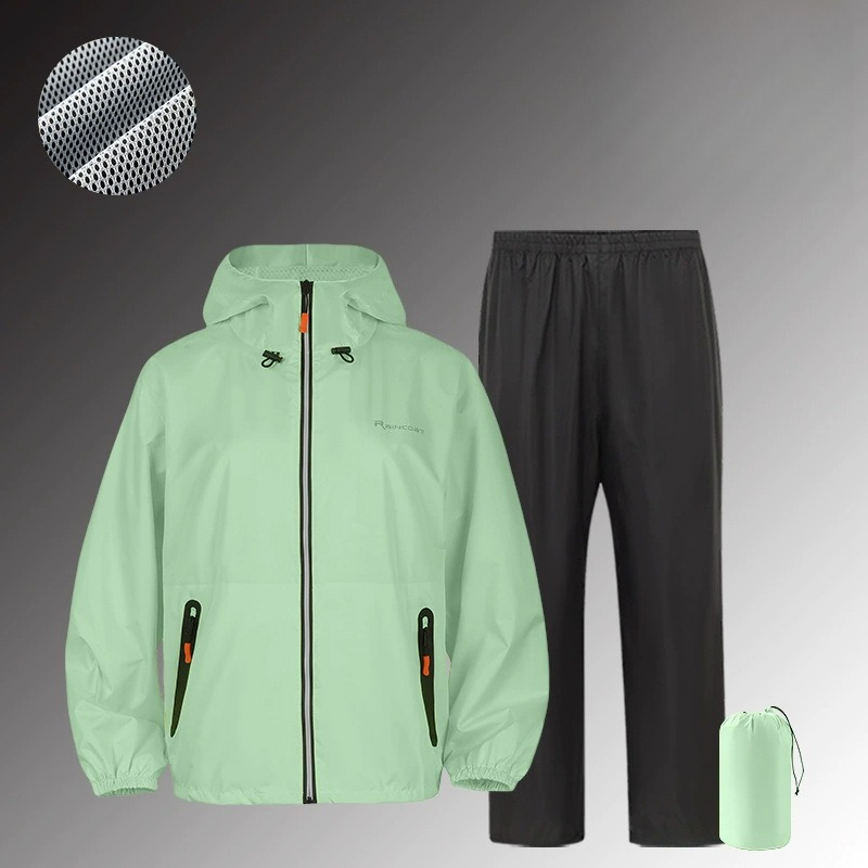 بدلة مطر كاملة مقاومة للماء مع - مراجعة Fishing Rain Suit وسعره