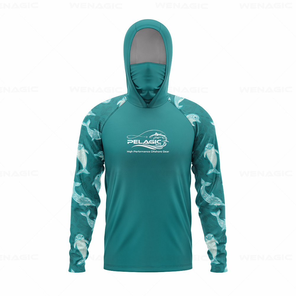 Pelagic Gear الرجال هود قميص ا - مراجعة Fishing Hoodie وسعره