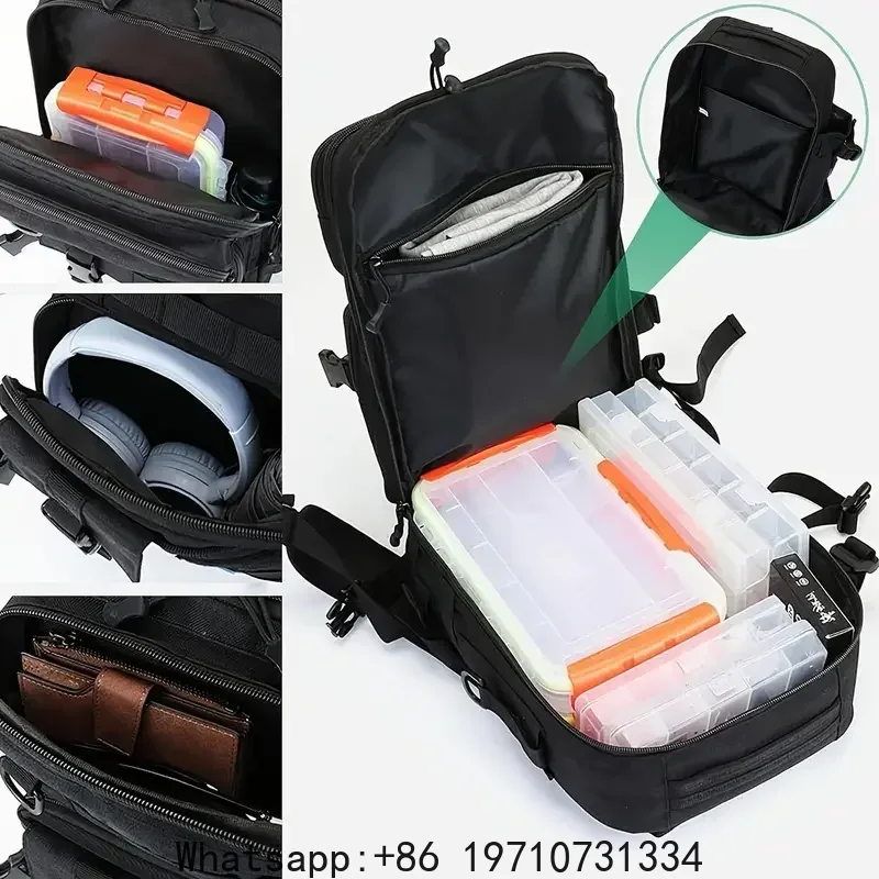 حقيبة ظهر مقاومة للماء 1000D ل - مراجعة Fishing Backpack وسعره