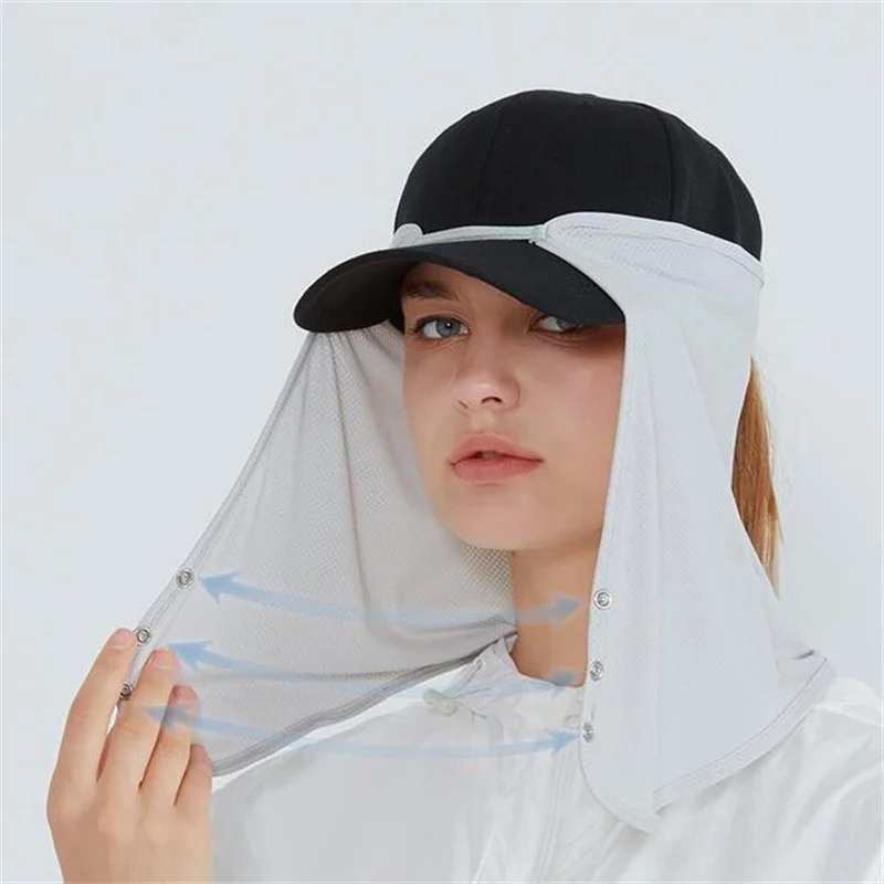 التجفيف السريع قبعة الصيد الوج - مراجعة Fishing Mask Sun Protection وسعره