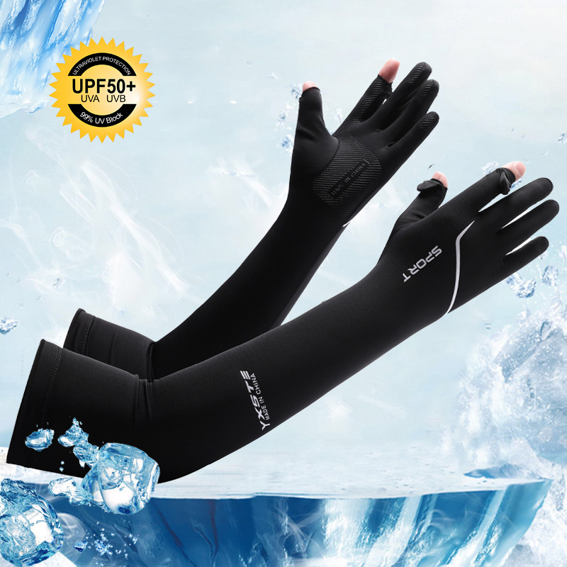 أكمام طويلة للحماية من الشمس ل - مراجعة Fishing Gloves وسعره