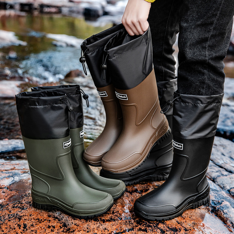 أحذية مطر رجالية مقاومة للماء  - مراجعة Fishing Waders وسعره