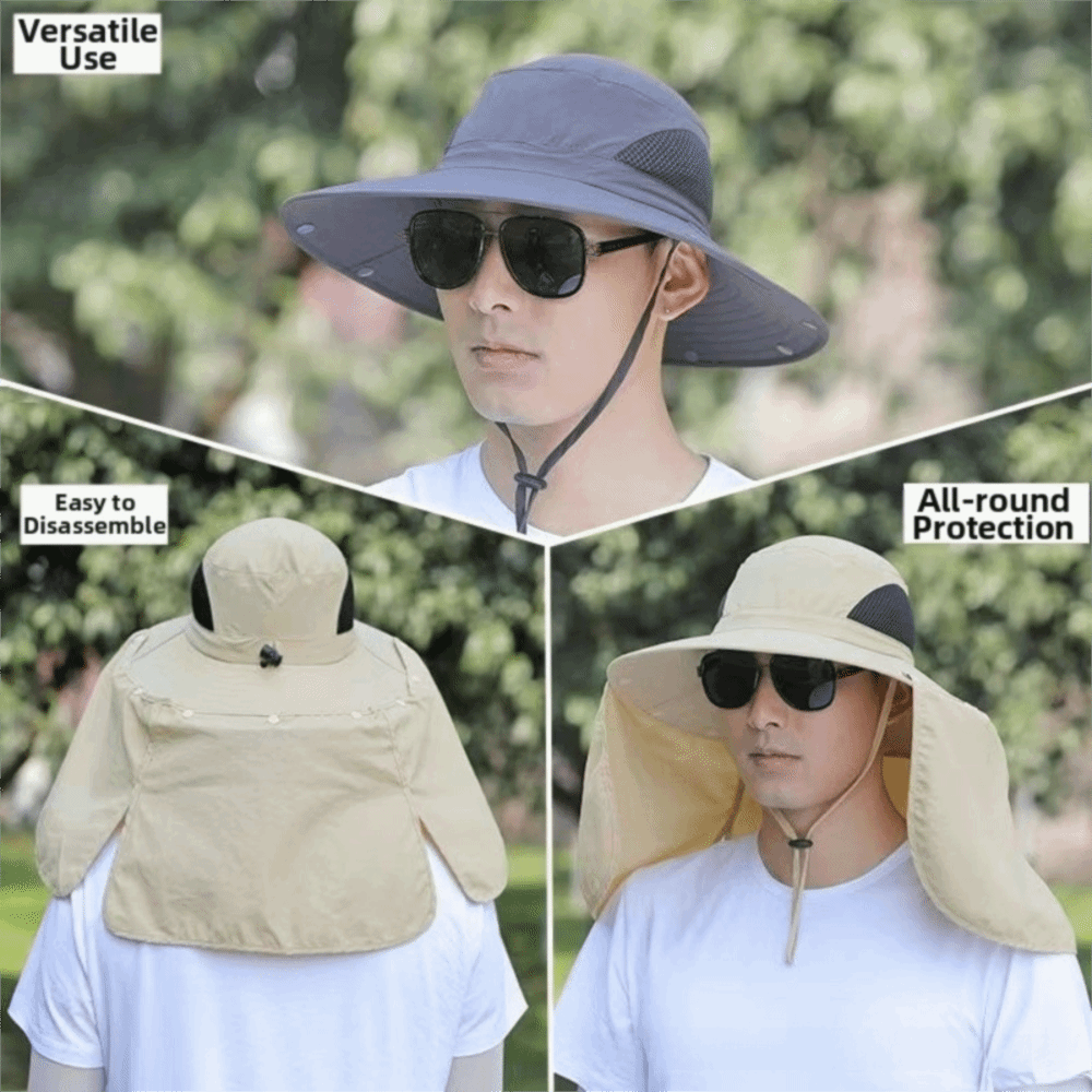 قبعة شمسية عصرية للرجال والنسا - مراجعة Fishing Hat وسعره