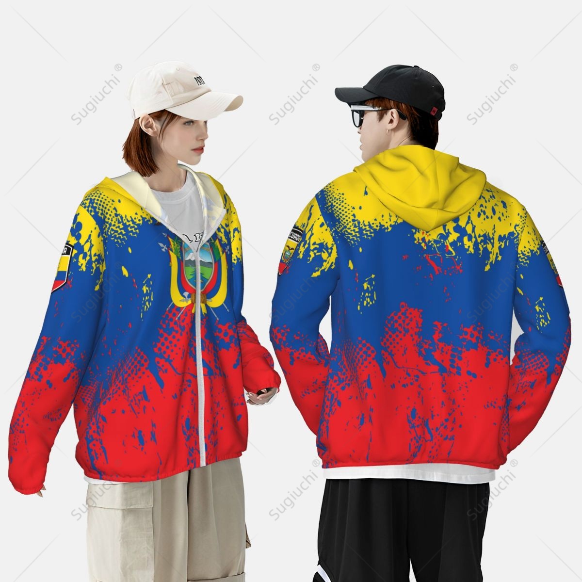 هودي واقي من الشمس بعلم الإكوا - مراجعة Fishing Hoodie وسعره