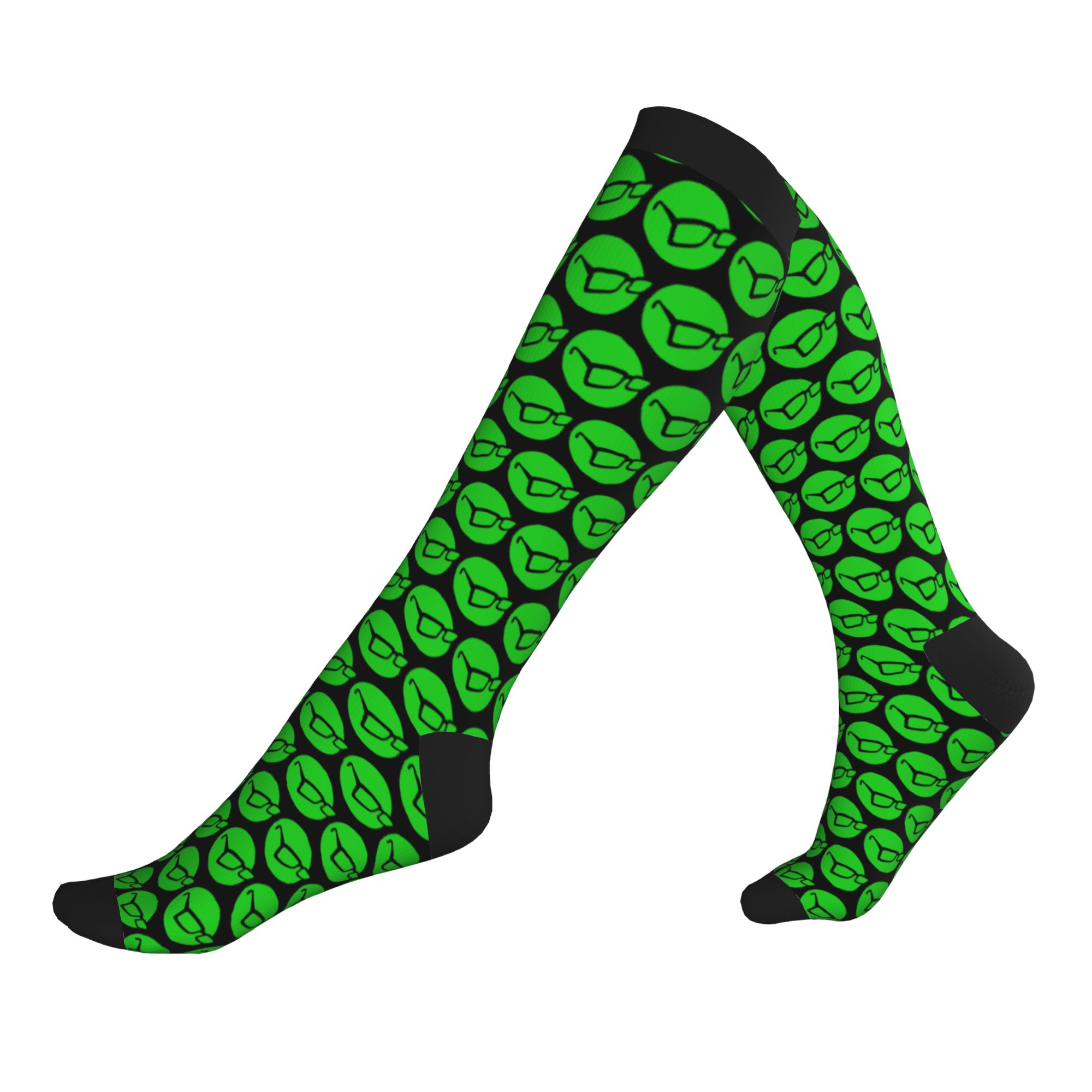 جوارب مطبوعة بتصميم مرح بشعار  - مراجعة Fishing Socks وسعره