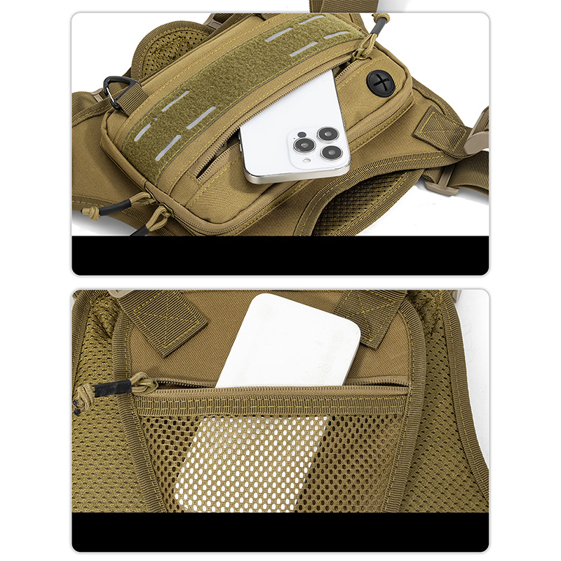 حقيبة صدر تكتيكية للتخييم والص - مراجعة Fishing Backpack وسعره
