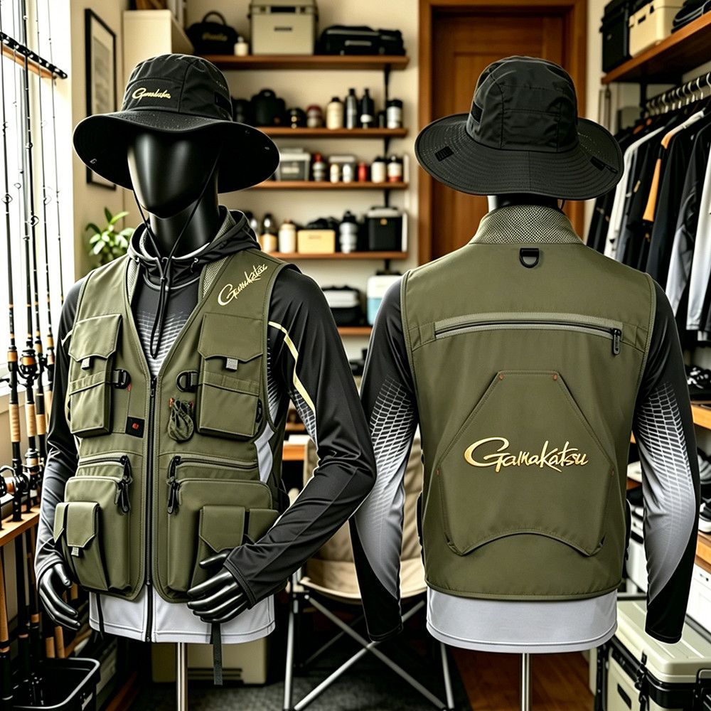 سترة صيد متعددة الجيوب للرجال  - مراجعة Fishing Rain Suit وسعره