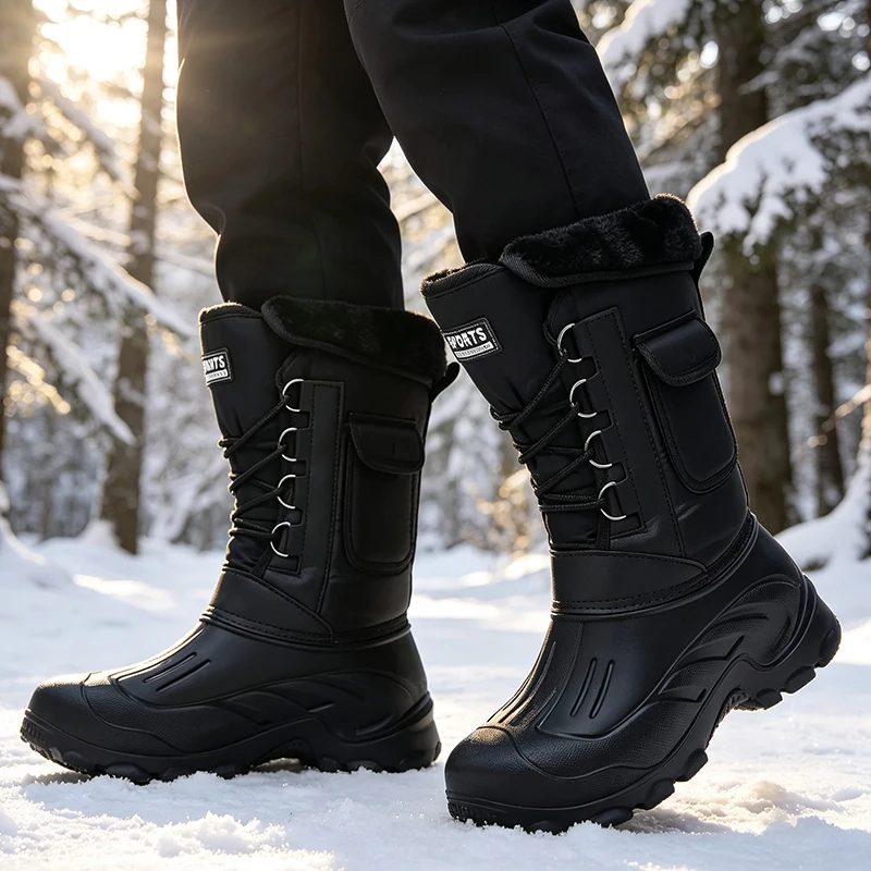 أحذية شتوية رجالية للثلج، أحذي - مراجعة Fishing Boots وسعره