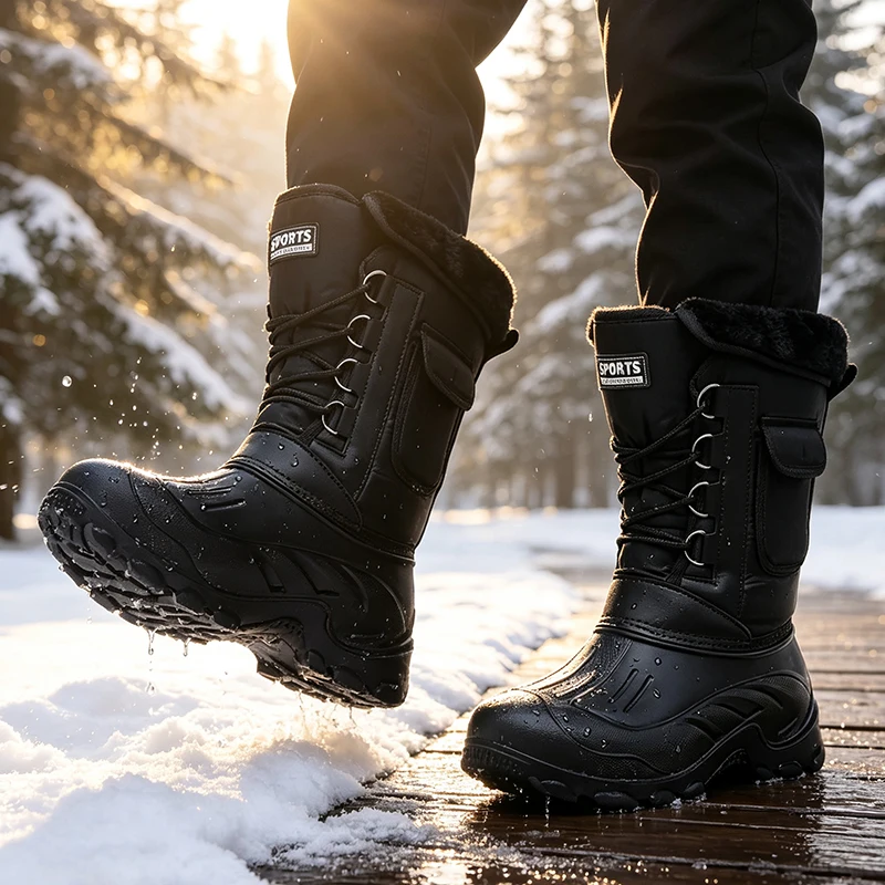 أحذية شتوية رجالية للثلج، أحذي - مراجعة Fishing Boots وسعره