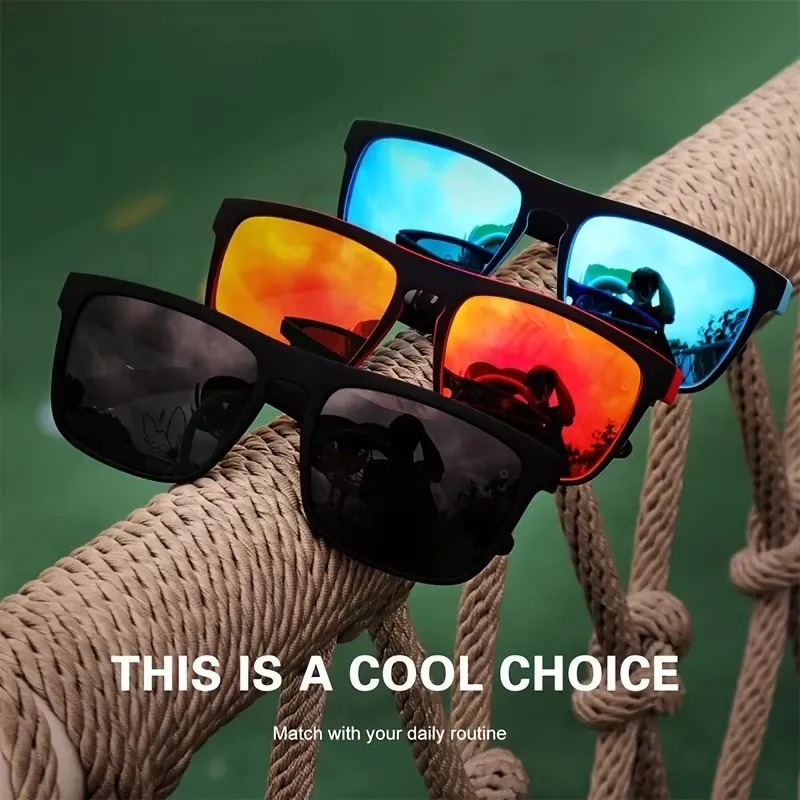 نظارات شمسية مربعة الشكل مستقط - مراجعة Fishing Sunglasses Polarized وسعره