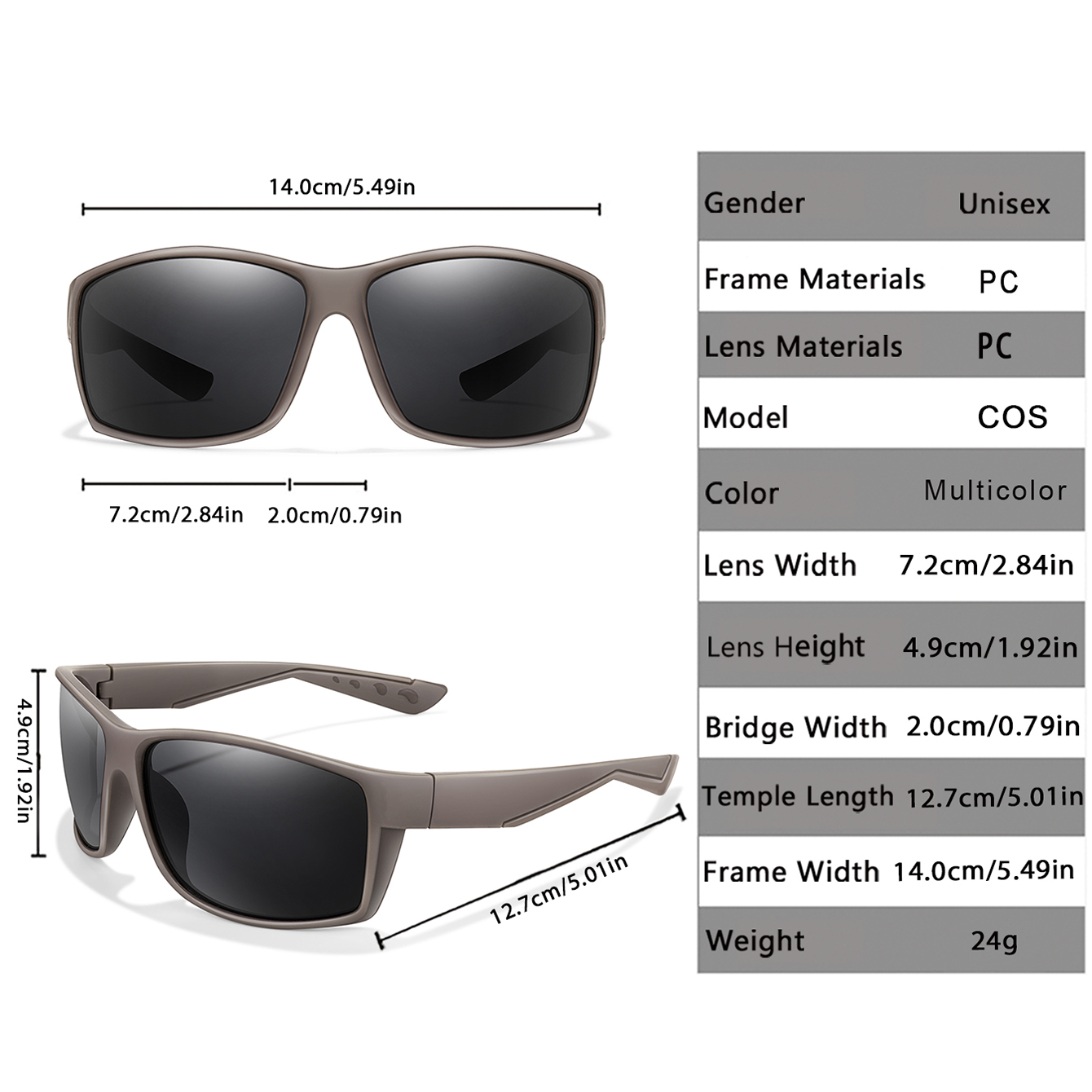 عبوتان من النظارات الشمسية الم - مراجعة Fishing Sunglasses Polarized وسعره