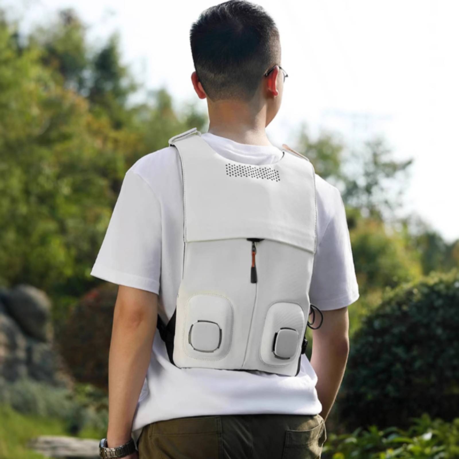 سترة تبريد مع أحزمة كتف، وسادة - مراجعة Fishing Vest وسعره