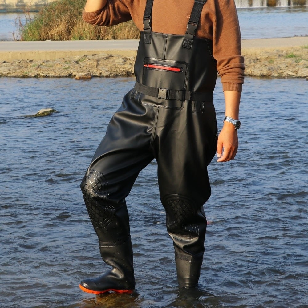 بدلة صيد مفيدة من البولي فينيل - مراجعة Fishing Waders وسعره
