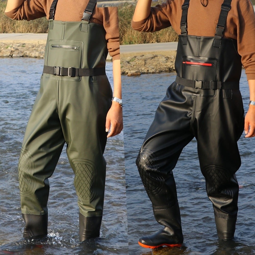 بدلة صيد مفيدة من البولي فينيل - مراجعة Fishing Waders وسعره