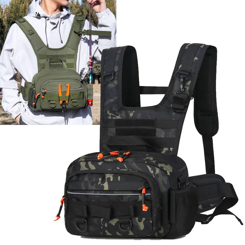 الرجال حقيبة صدر للرجال التكتي - مراجعة Fishing Backpack وسعره