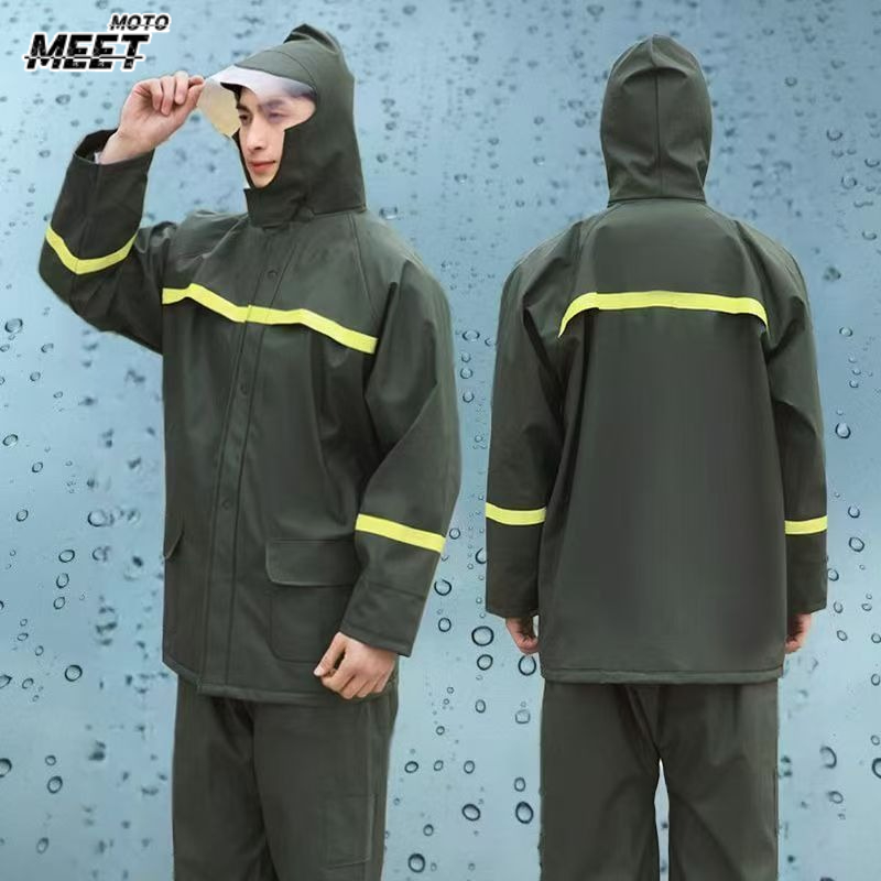 بدلة ركوب معطف واق من المطر وس - مراجعة Fishing Rain Suit وسعره