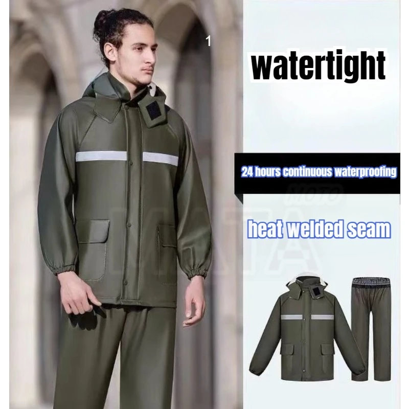 بدلة ركوب معطف واق من المطر وس - مراجعة Fishing Rain Suit وسعره