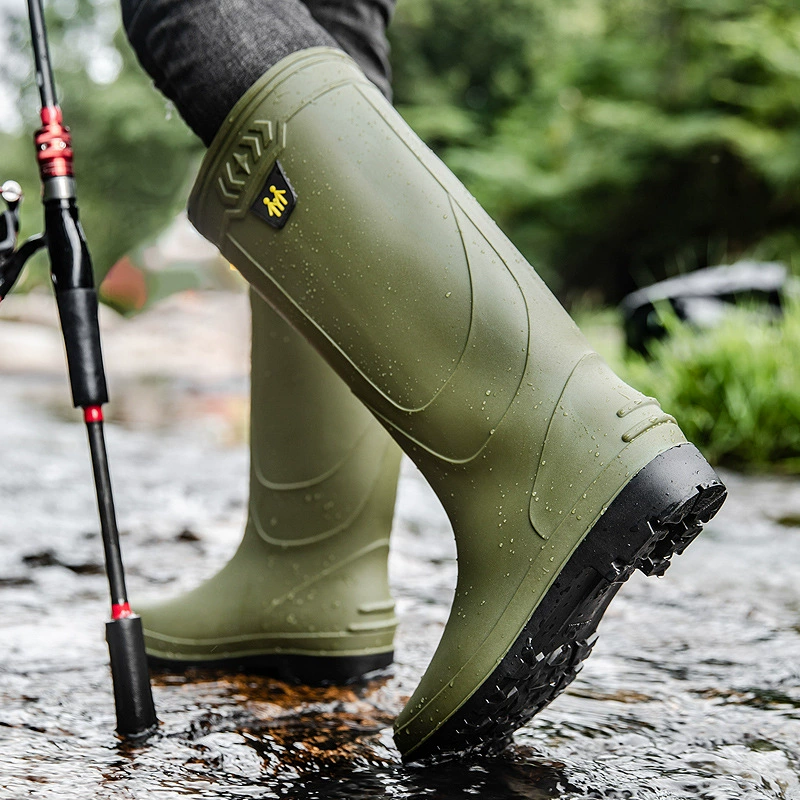 الرجال احذية المطر أحذية العمل - مراجعة Fishing Boots وسعره