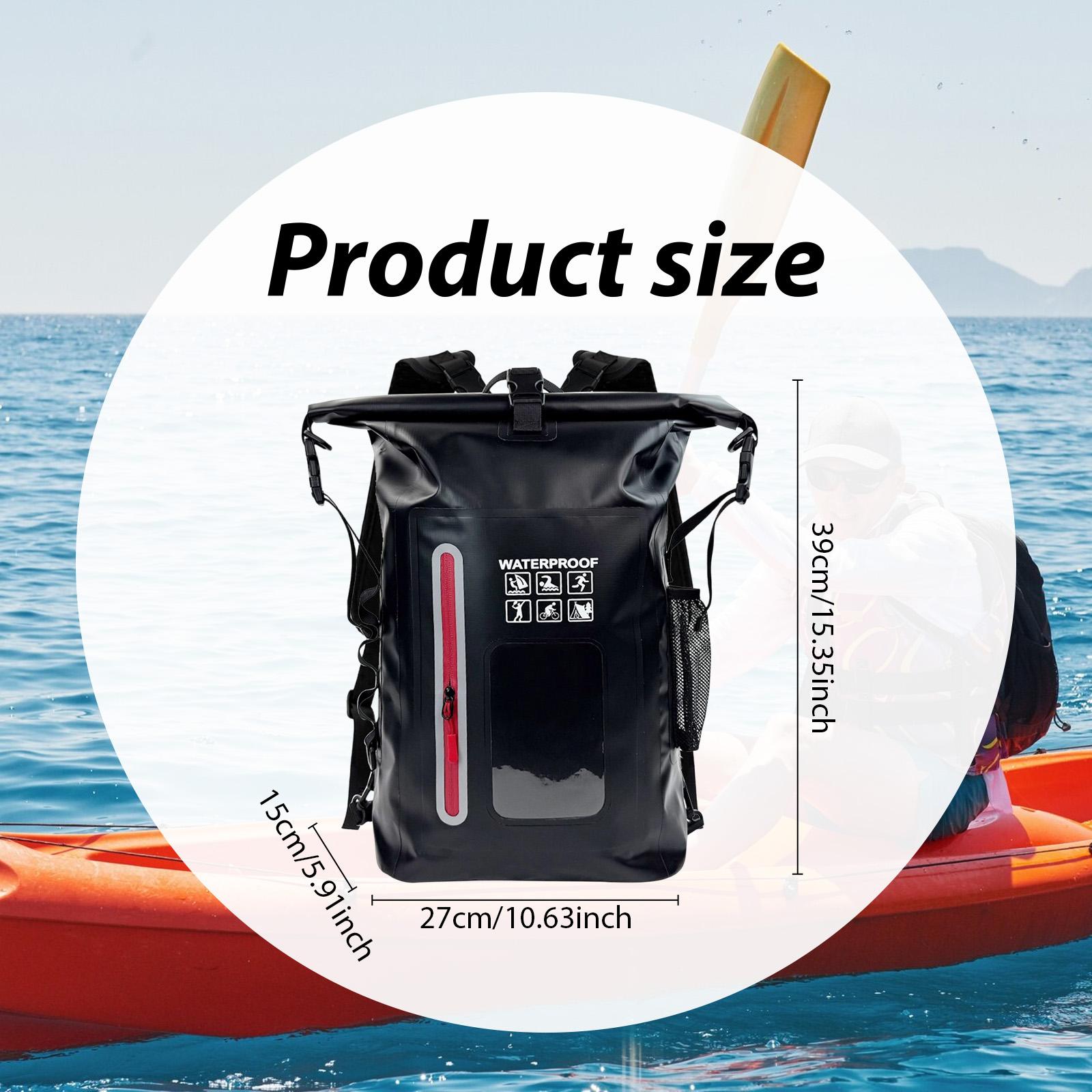 حقيبة جافة مقاومة للماء، حقيبة - مراجعة Fishing Backpack وسعره